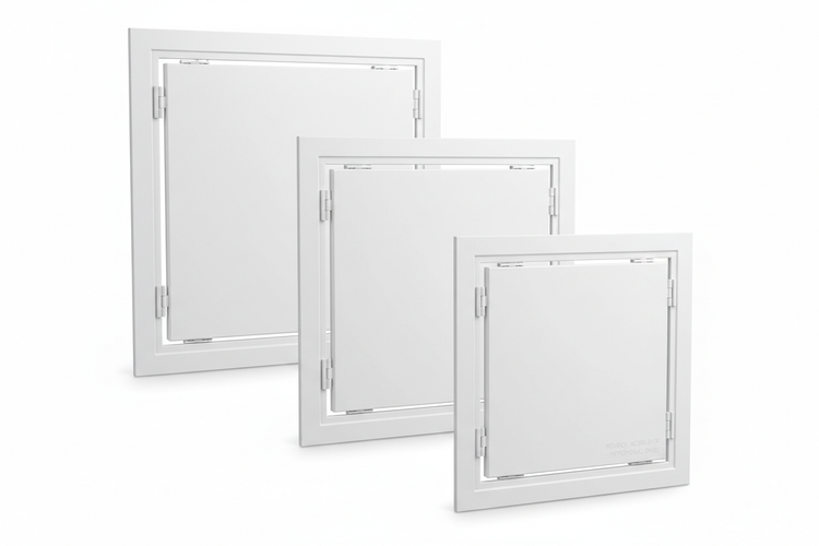 Revizinės durelės 15×15 iki 60×60 cm. Europlast, Knauf. Sienoms ir luboms. Greitas pristatymas