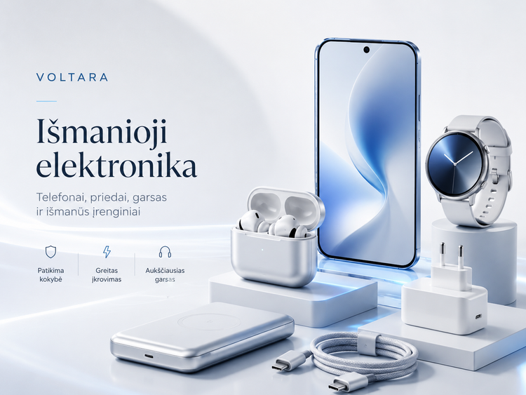 VOLTARA – elektronika ir išmanioji technika