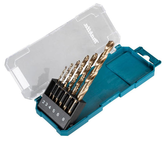 Makita D-75758 HSS-CO Metal Drill Bit Set 2-8 mm, 6 Pcs