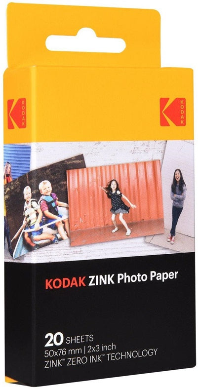 Natychmiastowe arkusze fotograficzne Kodak ZINK Ink, 20 szt.