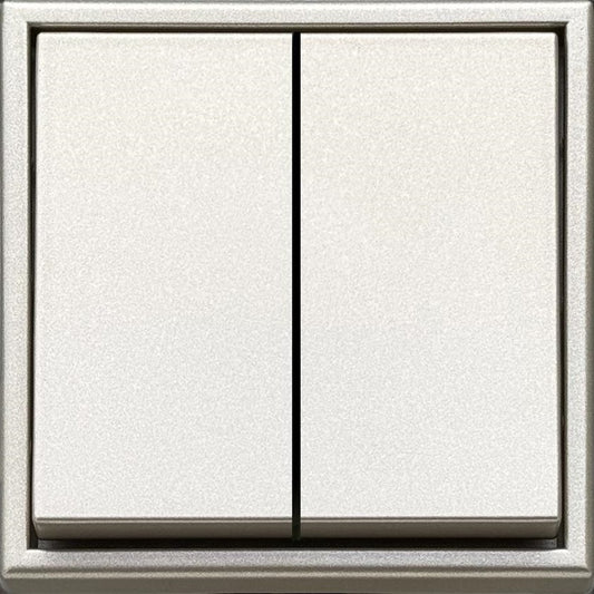 Łącznik impulsowy LIREGUS MODERN, 2-krotny, szampański
