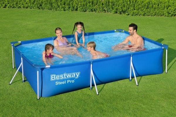 Bestway Steel Pro Frame Pool 56411, blue, 3300 l