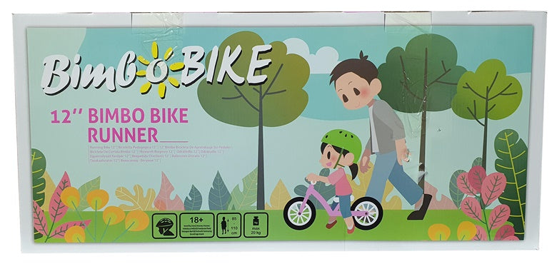 Balansinis dviratis Bimbo Bike 75901, rožinis, 12"