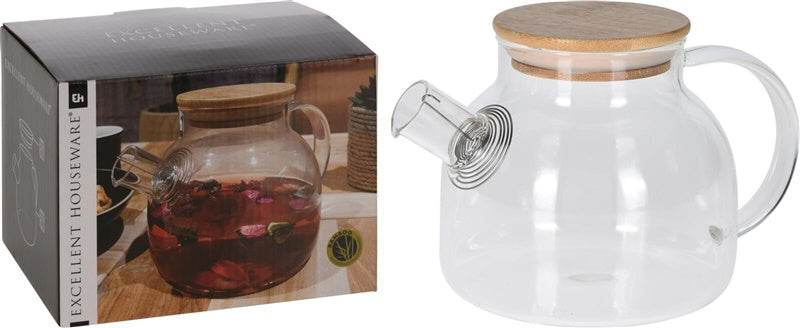 Teapot, 1 l, clear
