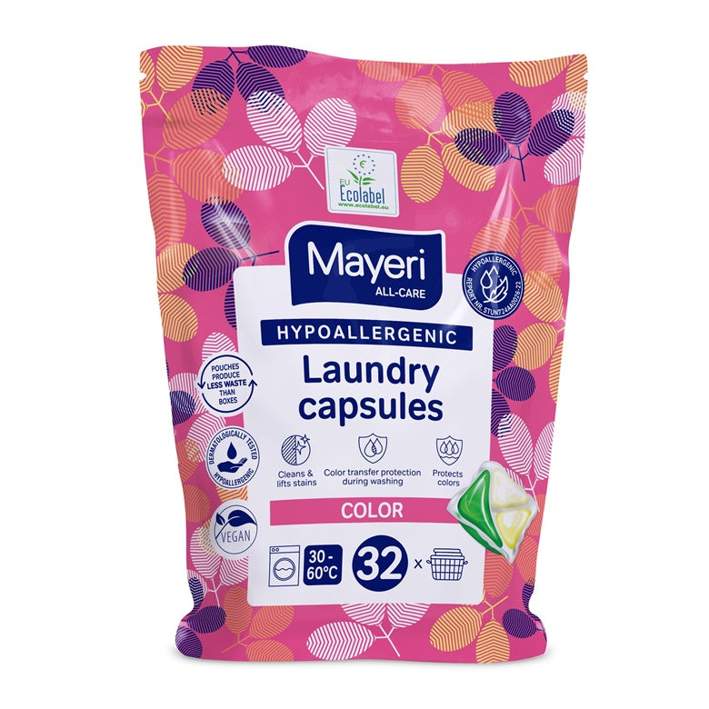 LAUNDRY CAPSULES FOR COLOURS MAYERI 32PCS