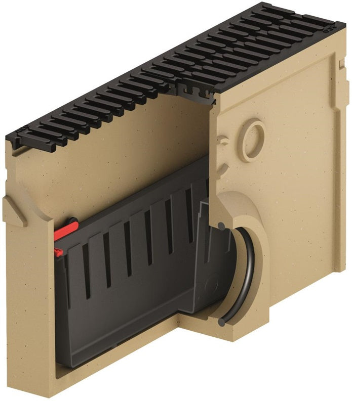 Inlet box with cast iron grate B125 Euroline, 0.5 m