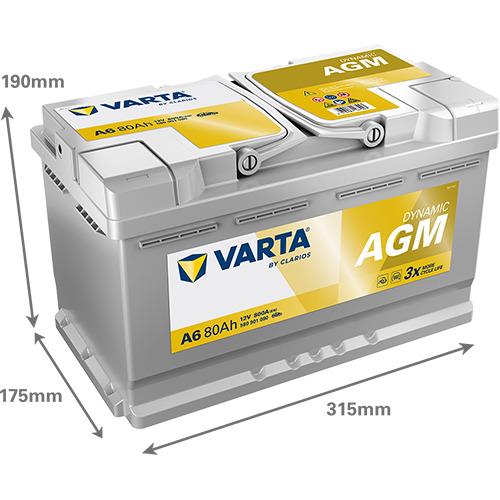 AKUM VARTAXEV AGM A6 80AH/800A