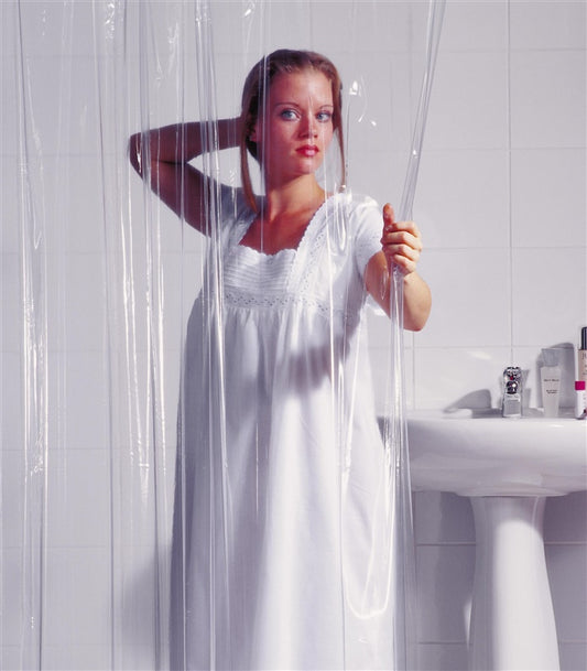 Shower curtain RIDDER BRILLIANT 36000, transparent, 200×180 cm