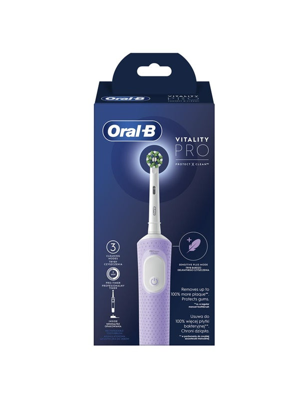 Szczoteczka elektryczna Oral-B Vitality Pro, fioletowa