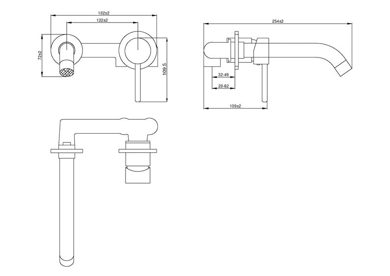 Washbasin mixer Invena Dafni BP-88-U04-A, black
