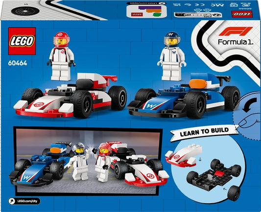 LEGO® City F1® Williams Racing & Haas F1® Race Cars, 92 vnt.