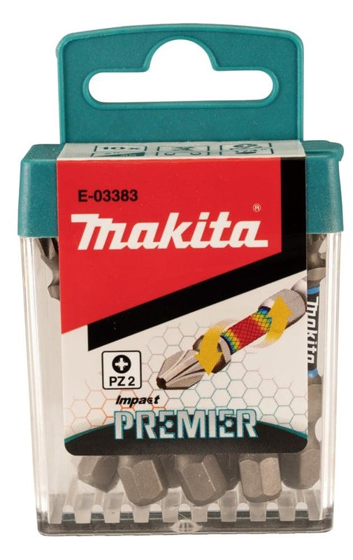 Sukimo antgaliai Makita E-03383, PZ2-50 mm, 10vnt.