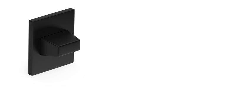 WC door turn lock Metal-Bud BELLA Q SLIM, black