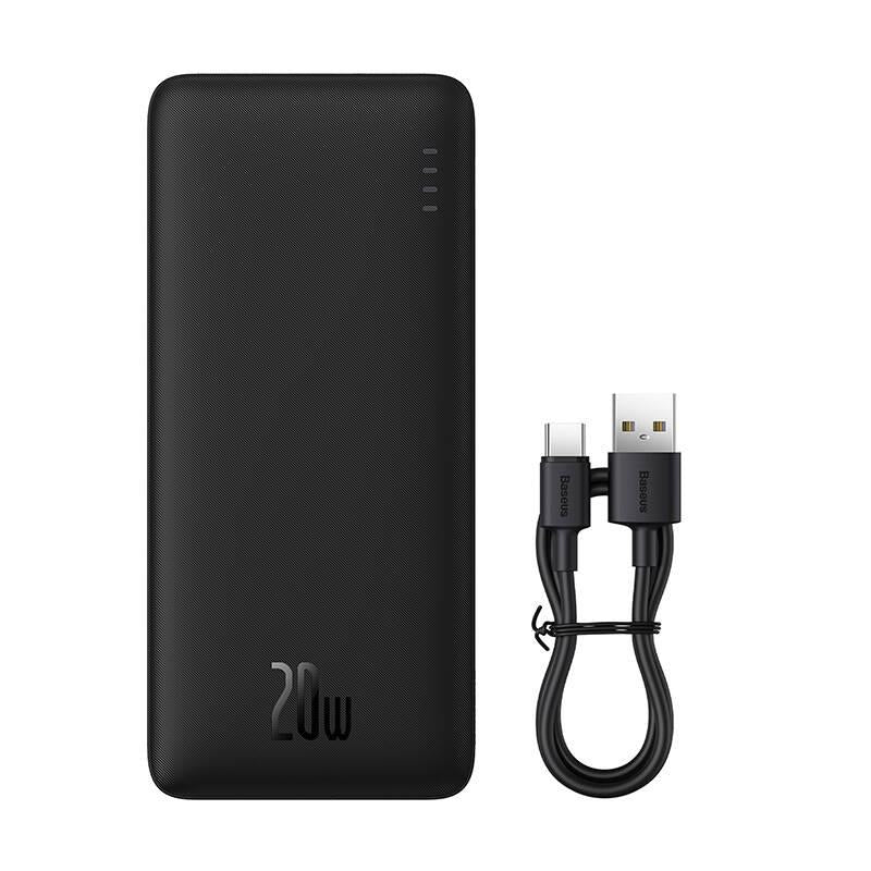 Nešiojamas įkroviklis Baseus Airpow, 20000 mAh, 20 W, juoda