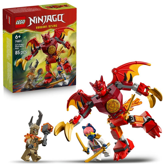 LEGO® Ninjago Kai's Dragon Builder 71851, 85 pcs.