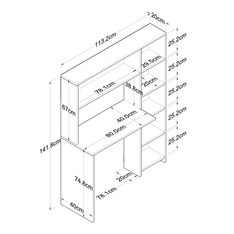 WRIT DESK KALUNE DESIGN HA104 893RAN2711
