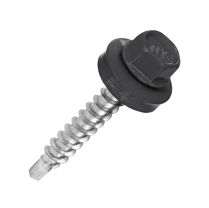 Wkręty samogwintujące WFD, RAL7024, 4.8 x 80 mm, 100 szt.