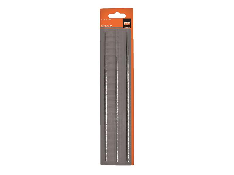 Chainsaw file Bahco, 4.8 mm, 3 pcs.