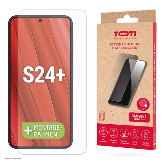 Telefono apsauginis stiklas Toti Galaxy S24Plus/S25Plus, 9H