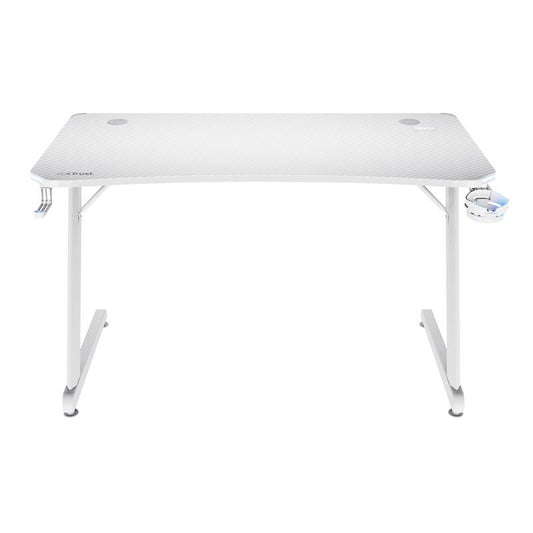 Gaming Desk Trust GXT 709 LUMINUS, white