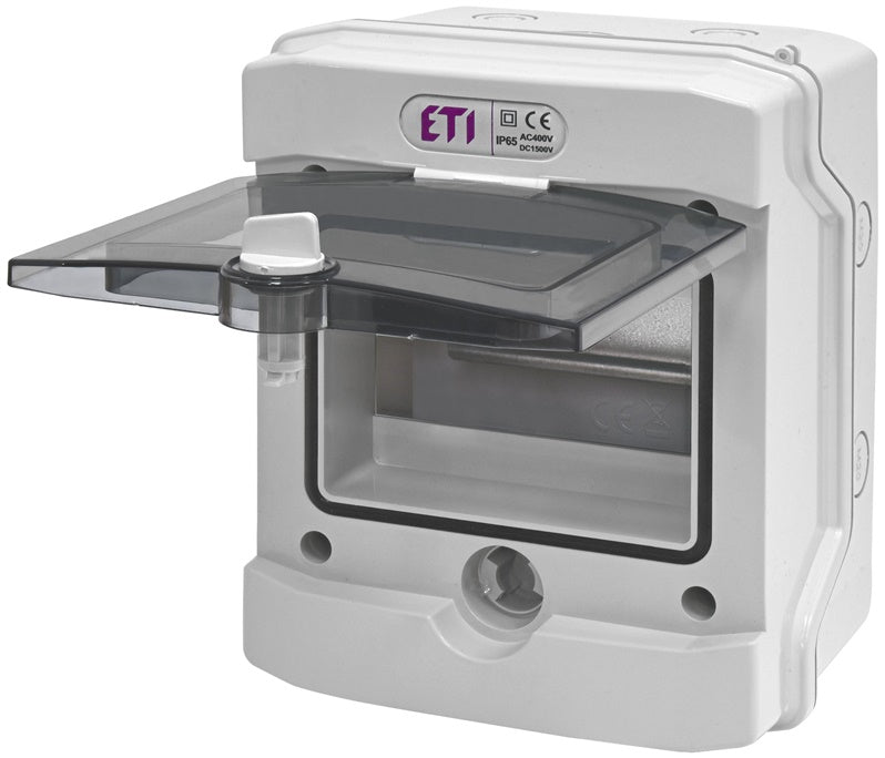 ETI ECH 6G modular enclosure, surface mounted, IP65, 6 modules