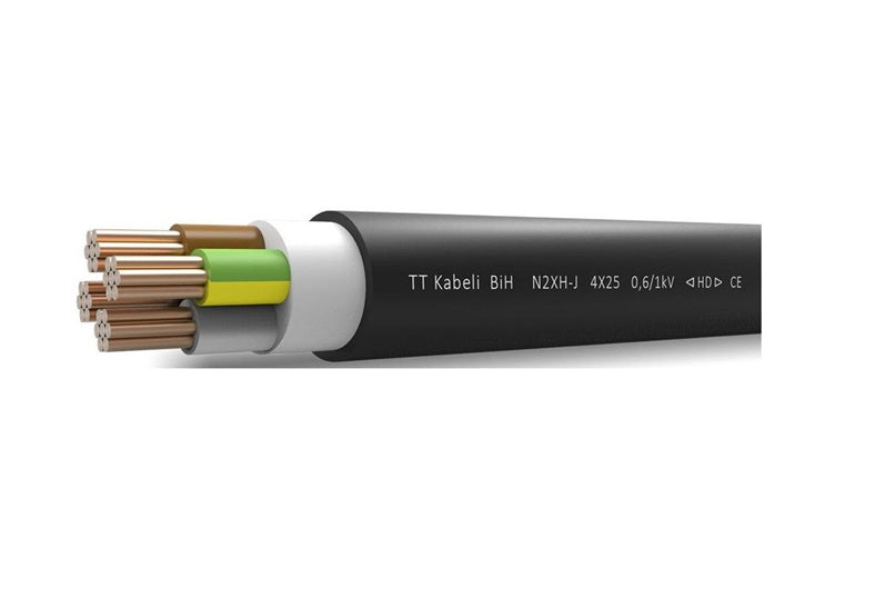 Aliumininis jėgos kabelis TT Cables N2XH-J RE 3X10mm²,500m