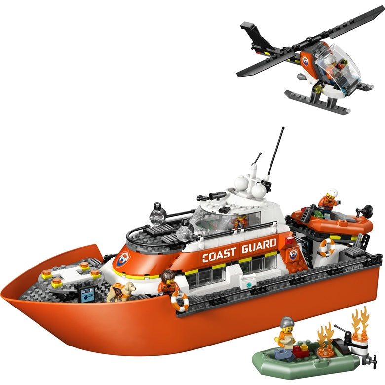 Konstruktorius LEGO® City gelbėtojų kateris 60504, 742 vnt.