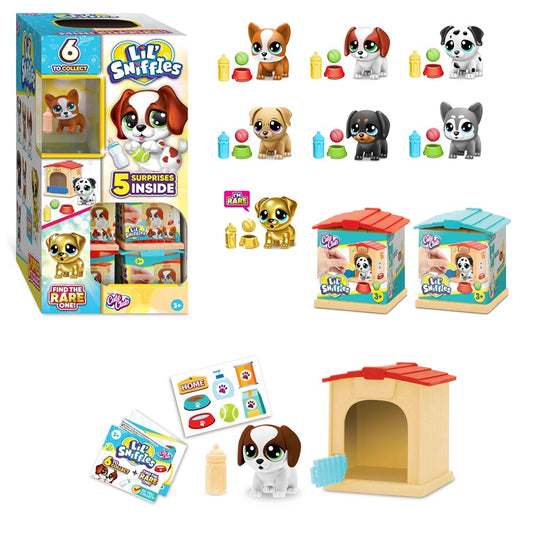 Figūrėlių rinkinys Lil Sniffles Doggies