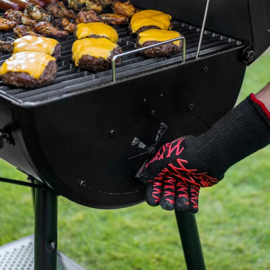 Grilis Char-Griller Pro Deluxe, juoda sp., 111.7 cm