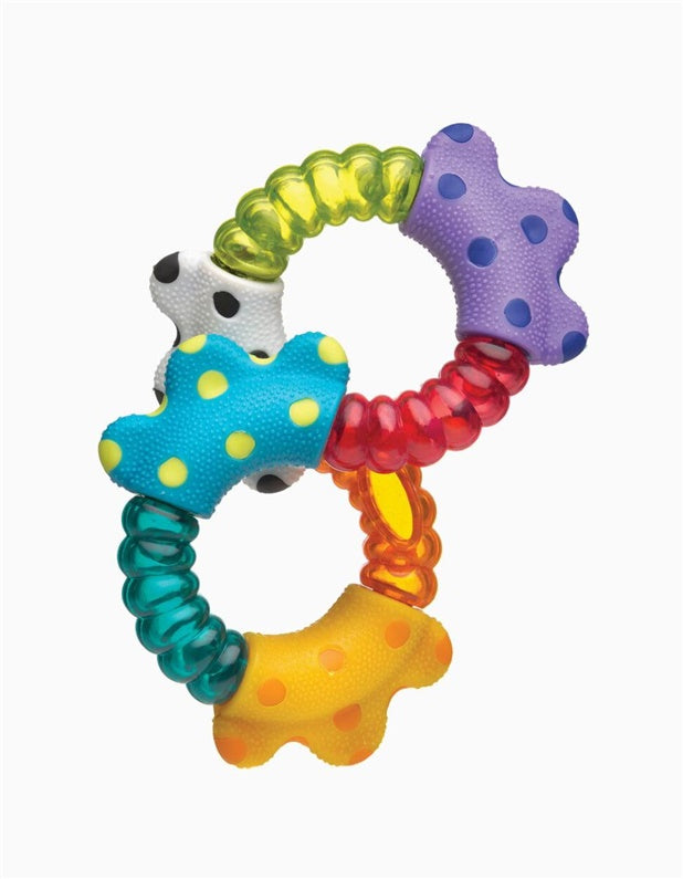 Barškutis Playgro CLICK&TWIST, įvairių spalvų