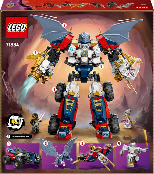LEGO® Ninjago Zane's Ultra Combiner Mech, 1187 vnt.