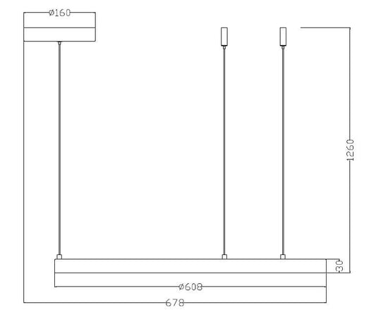Šviestuvas lubų Light Prestige Midway, 35 W, LED, 3000 °K