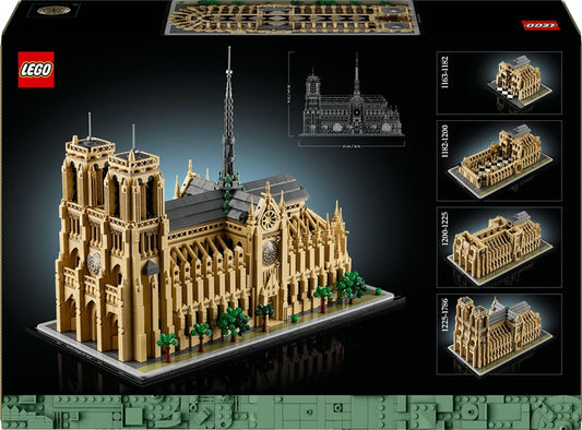 Klocki LEGO® Architecture Katedra Notre-Dame w Paryżu 21061