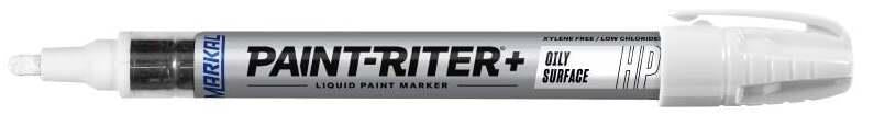 Paint marker Markal WHITE 3mm for oily surfaces