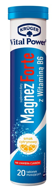 MAGNESIUM FORTE WITH VITAMIN B6 EFF. TABLETS 20