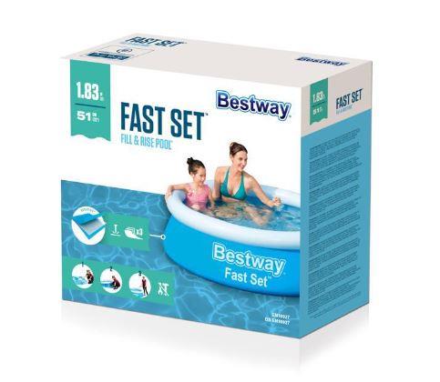 Baseinas pripučiamas Bestway Splash & Play Fast Set