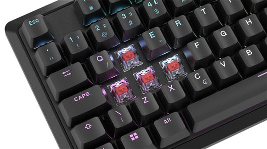 Klaviatūra Corsair K70 CORE Red switch Anglų (US), juoda