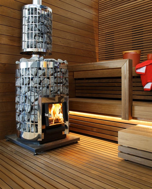 Harvia Cilindro 16 solid fuel sauna stove, 16 kW