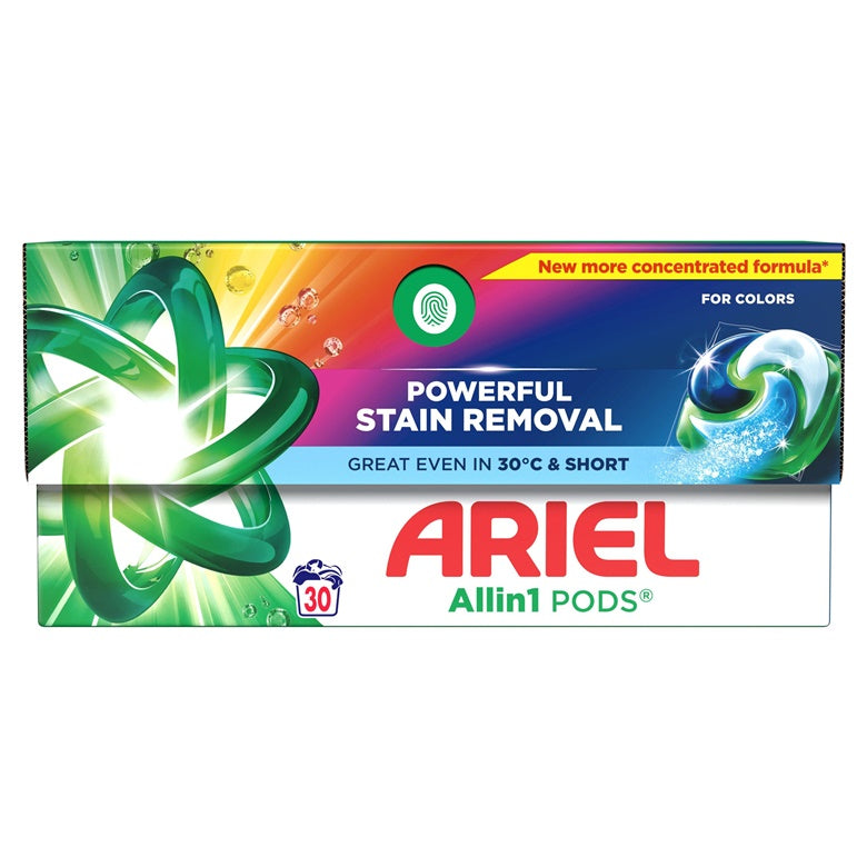 Skalbimo kapsulės Ariel Color, 30 vnt.