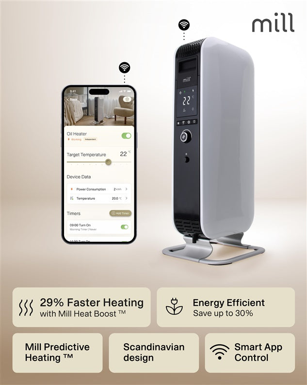 Oil heater Mill OIL1500WIFI3, 1500 W