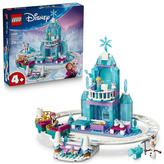 Konstruktor LEGO® Frozen Zamek lodowy Elsy 43281, 216 szt.