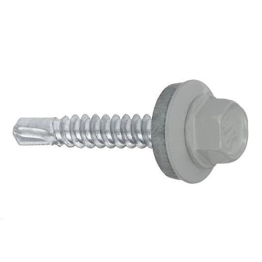 Wkręt samowiercący Wkret-Met WF, RAL9006, 4,8 mm x 19 mm, 250 szt.