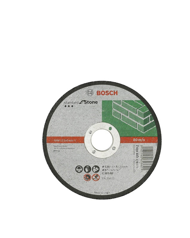 Akmens pjovimo diskas Bosch, 125 x 3.0 x 22.23 mm