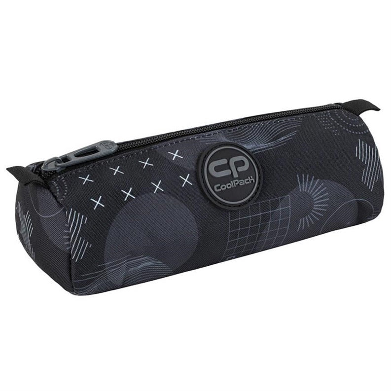 Pencil case without contents TUBE SHIPS, 8.5 cm x 20 cm, black