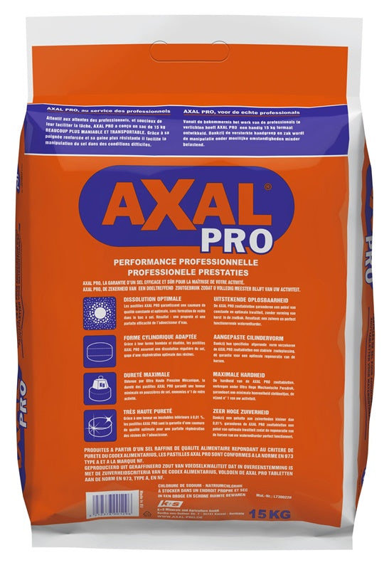 Druskos tabletės Axal Pro, 15 kg