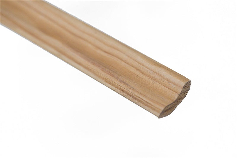 Internal round trim corner, 20x20mm, pine, solid wood, 2.5m