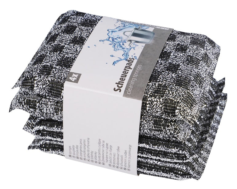 SET OF SCOURERS 4 PCS 12x9CM
