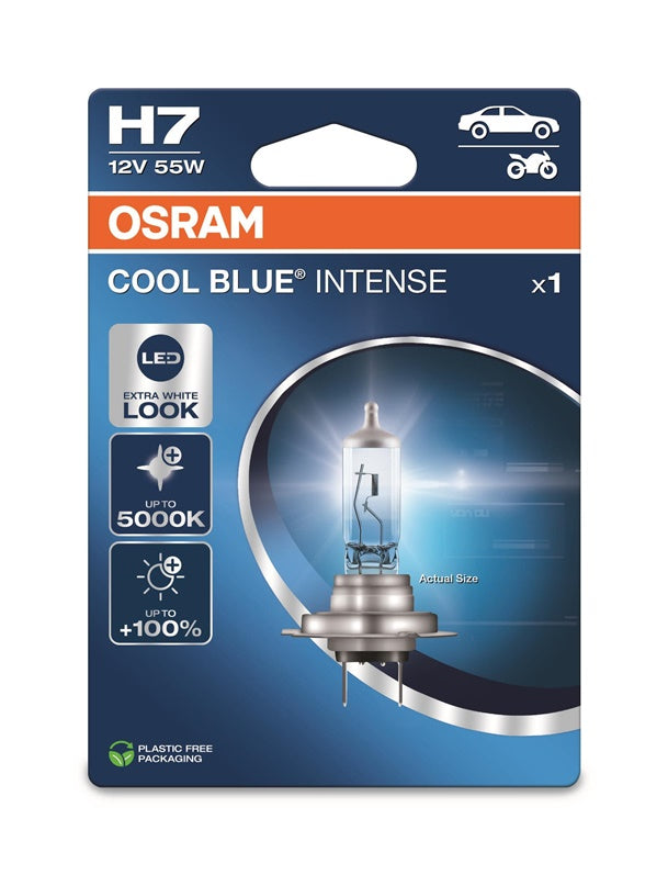 LEMP AUT OSRAM BLUE INTENSE 55W 12V H7