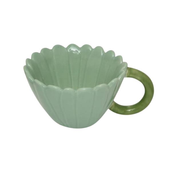 Mug, green/pink, 0.2 l