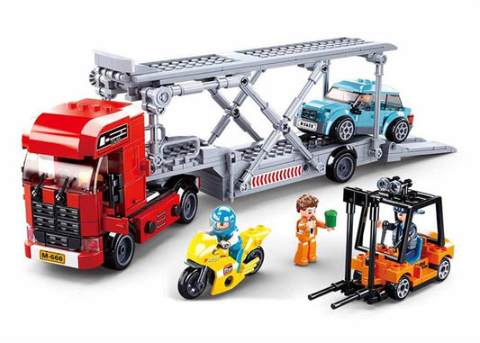 Designer Sluban Car Transporter M38-B0880, plastic